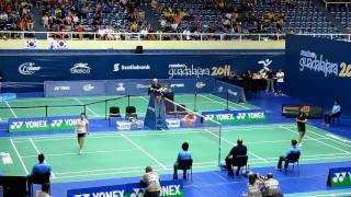 2010 BWF World Junior Championships  WS Final  Game 1Part 2 [upl. by Lucho99]