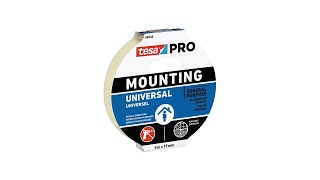 TESA® PRO 66958 MOUNTING UNIVERSAL  CINTA ADHESIVA DE DOBLE CARA MULTIUSOS [upl. by Restivo]