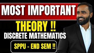 MOST IMPORTANT THEORYDISCRETE MATHEMATICSSPPU ENDSEMPRADEEP GIRI SIR [upl. by Ilsa]