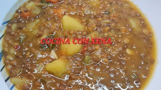 Lentejas con verduras Thermomix [upl. by Eilagam]