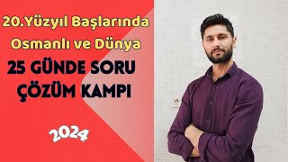 Trablusgarp Balkan ve IDünya Savaşı  25 Günde KPSS Tarih Soru Çözüm Kampı  12Gün  KPSS 2024 [upl. by Zsa Zsa]