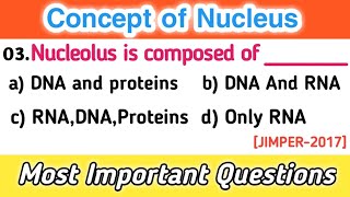 Nucleus  nucleus class 11  cell mcq questions cell mcq questions and answers  biology mcqs [upl. by Marras]