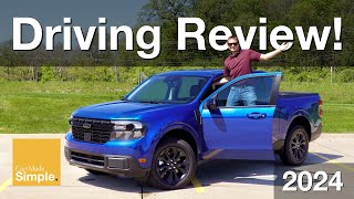 2024 Ford Maverick Lariat Hybrid Driving Review  Worth The Hype [upl. by Bevus]