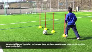 Fussballtraining Die Passschärfe  Passen  Technik [upl. by Bhayani]