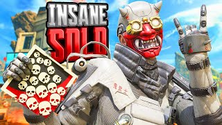 INSANE Octane SOLO 21 KILLS and 4600 Damage Apex Legends Gameplay Season 20 [upl. by Anilak]