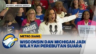 Kamala Harris dan Tim Walz Mulai Berkampanye  Metro Siang [upl. by Caniff]