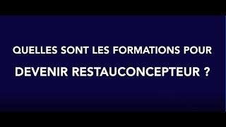 METIER  quotQuelles sont les formations pour devenir restauconcepteur quot  Microtrottoir 99 [upl. by Gavriella56]