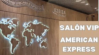 Aeropuerto Internacional de Ezeiza Buenos Aires Argentina Salón Vip de American Express [upl. by Leilah]