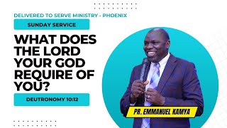 WHAT GOD REQUIRES OF YOU  PR EMMANUEL KAMYA  SUNDAY SERVICE  101324 [upl. by Nois]