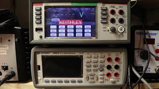 Keithley DMM6500 vs Keysight 34461A fan noise [upl. by Amme]