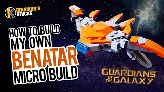 LEGO BENATAR MOC MICRO BUILD  GUARDIANS SHIP GOTG [upl. by Huber]