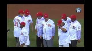 Cincinnati Reds Big Red Machine Reunion Great 8 Ceremony Sept 6 2013 FoxSports Download [upl. by Imelda853]