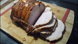 Recette Rôti de surlonge de porc à lail cuit au four [upl. by Doownyl525]