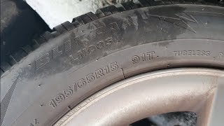 Bridgestone Blizzak LM005 19565R15 91T Made in Spain [upl. by Aelc]