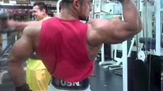 Bodybuilding Brothers Pump Up and Flex at Muscleworks Gym London [upl. by Kwok]