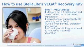 How to Use StellaLIfe VEGA Oral Care Recovery Kit 2018 2min [upl. by Ailemaj]