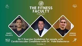 Fitness Faculty Ep 7  Exercise Guidelines for Cardiovascular Conditions with Dr Fidel Ballesteros [upl. by Hartwell586]