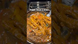 Pepper Steak amp Gravy 🔥🔥 [upl. by Ennavoj]