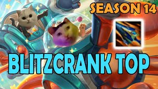 SEASON 14 BLITZCRANK TOP IS OP 🤖💥 HERES WHY 😼 [upl. by Hayidan]