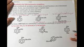 Hidrocarbonetos AromáticosNomenclatura I [upl. by Oirottiv48]