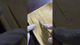 Simple interrupted sutures part 2 … تعليم اساسيات الخياطه من الصفر [upl. by Cuhp]