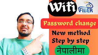 How To Change WiFi Password ampWiFi Name Of Nt Fiber  nt fiber wifi ko password kasari change garne [upl. by Clint]