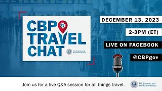 CBP Travel Chat Trusted Traveler Program  CBP [upl. by Dodwell]