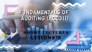 ACC311 Lesson 10 Statutory Requirements for Company Accounts  Auditing  Short Lecture [upl. by Nylednarb505]