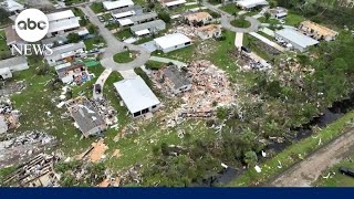 Hurricane Milton leaves death and destruction in its wake in Florida [upl. by Kauslick]