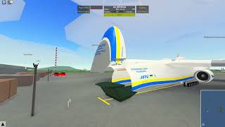 Flying the new An225 in PTFS Roblox [upl. by Mariand]