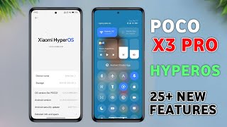 Poco X3 Pro HyperOS Update 25 Hidden Features  Poco X3 Pro New Update Android 14 pocox3pro [upl. by Ylrad904]