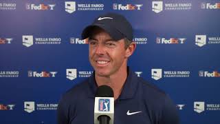 Rory McIlroy Saturday Flash Interview 2024 Wells Fargo Championship ©️ PGA Tour [upl. by Siloum]