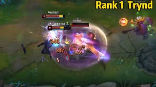 Rank 1 Tryndamere This Tryndamere is an Absolute MONSTER [upl. by Sidell39]