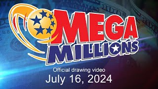 Mega Millions drawing for July 16 2024 [upl. by Norvell]