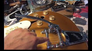 Bigsby B7 to B3 conversion Gibson  Chibson upgrade  modification by Link Rayford [upl. by Lettig]