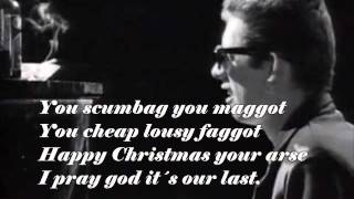 The Pogues  Fairytale of New York  Lyrics [upl. by Jordon]