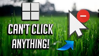 Cant Click Anything on Desktop in Windows 10  Solution [upl. by Brighton]