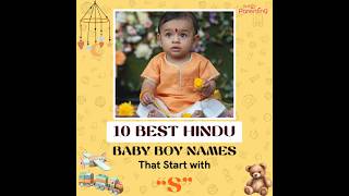 10 Best Hindu Baby Boy Names That Start With S [upl. by Kinsley376]