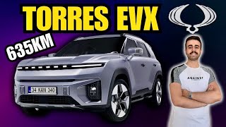 YENİ TORRES EVX 2024  TÜM DETAYLAR   734 kWh  C SUV FİYATINA ELEKTRİKLİ D SUV [upl. by Spieler]