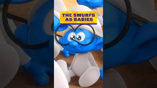 the Smurfs turn into BABIES 🍼  shorts [upl. by Galvin]