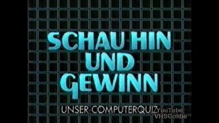 Werbeblock  1988  ORF mit SCHAU HIN UND GEWINN Computerquiz [upl. by Mcwherter]