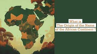 History  Geography  The Origin of the Name Africa [upl. by Iarahs]