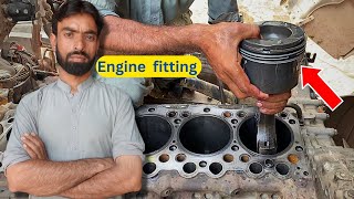 Fixing Blow By Issue Engine Part Replacement and Fitting Hino p11c Engine Part 2 [upl. by Rempe430]