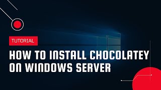 How to Install Chocolatey on Windows Server  VPS Tutorial [upl. by Olatha890]