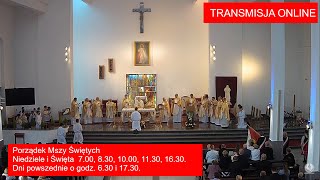 Kościół Miłosierdzia Bożego w Starym Sączu  Transmisja LIVE  Na Żywo [upl. by Orsino693]