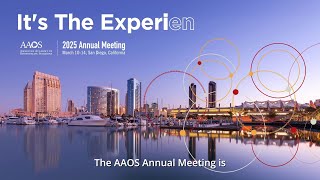 AAOS 2025 Its The Experience [upl. by Kerrin]