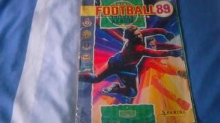 Panini Football 89 Sticker Album Complete [upl. by Elhsa]