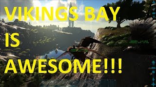 Ragnarok VIKINGS BAY IS AWESOME Ark Survival Evolved [upl. by Atiniuq]