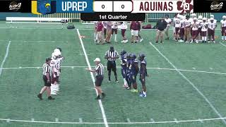 UPrep JV Football Uprep vs Aquinas 2024 [upl. by Ahseekat]