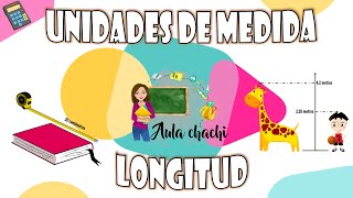 Unidades de LONGITUD para niños ✔👩‍🏫 PRIMARIA [upl. by Kirstyn]